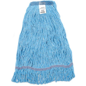 Global Industrial™ Large Blue Looped Mop Head Narrow Band