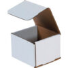 Global Industrial™ Corrugated Mailers 4""L x 4""W x 3""H White