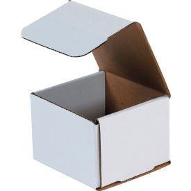 Global Industrial™ Corrugated Mailers 4""L x 4""W x 3""H White
