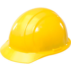 ERB® Americana® Cap Safety Helmet 4-Point Slide-Lock Suspension Yellow