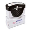 Cosco® Pre-Inked Message Stamp E-MAILED 1/2"" x 1-5/8"" Blue/Red