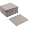 Global Industrial™ Universal Pad Light Weight 15"" x 18"" Gray 100/Pack