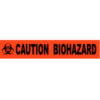 NMC Barricade Tape 3"" x 1000' Orange Caution Biohazard