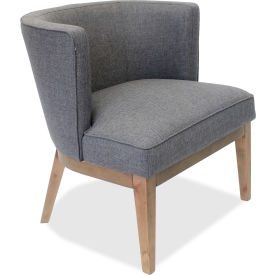 Lorell® Linen Fabric Accent Chair - Gray