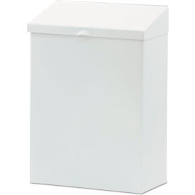HOSPECO® Feminine Hygiene Waste Receptacle Metal White