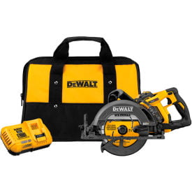 DeWALT® FLEXVOLT® 60V MAX Worm Drive Style Saw Kit 9.0Ah Battery Li-Ion 7-1/4"" 5800RPM
