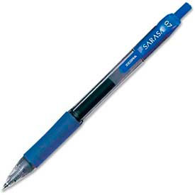 Zebra Sarasa Gel Retractable Pen Medium 0.7mm Blue Ink Dozen
