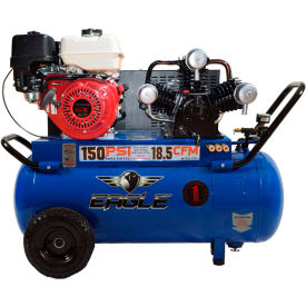 Eagle P90G25H1 Portable Gas Air Compressor w/ Honda GX Engine 9 HP 25 Gallon Horizontal