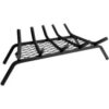 Pleasant Hearth Fireplace Grate BG5-245EM 24""W 1/2"" Steel 5 Bars Ember Retainer