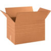 Global Industrial™ Multi Depth Cardboard Corrugated Boxes 18""L x 12""W x 12""H Kraft