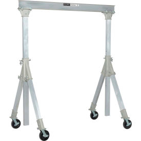 Global Industrial ™ Adjustable Height Aluminum Gantry Crane 10'W x 7'8""-10'2""H 2000 Lb. Cap.