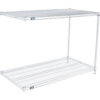 Nexel® 2 Shelf Chrome Wire Shelving Unit Add On 36""W x 21""D x 34""H
