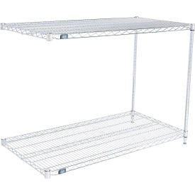 Nexel® 2 Shelf Chrome Wire Shelving Unit Add On 36""W x 21""D x 34""H