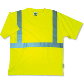 Ergodyne® GloWear® 8289 Class 2 Economy T-Shirt Lime M