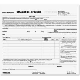 Rediform® Bill of Lading Snap-A-Way 3-Part Carbonless 8-1/2"" x 7"" 250 Sets/Pack