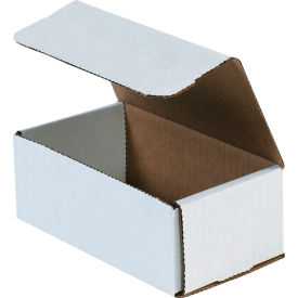 Global Industrial™ Corrugated Mailers 6-1/2""L x 3-5/8""W x 2-1/2""H White
