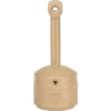 Justrite® Smokers Ceasefire® Outdoor Ashtray 4 Gallon Beige