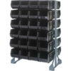 Quantum QRU-12D-240-48 Double Sided 12 Rail Unit With 48 QUS240 Ultra Stack & Hang Bins Black
