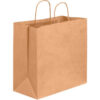 Global Industrial™ Paper Shopping Bags 13""W x 7""D x 13""H Kraft 250/Pack