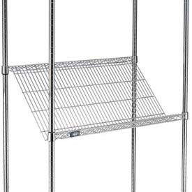 Nexel® SS2436C Chrome Slant Wire Shelf 36""W x 24""D