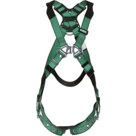 MSA 10196642 V-Form™ Harness Standard Back D-Ring Tongue Buckle Leg Straps