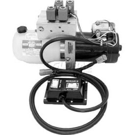 Buyers Electric 4-Way/3-Way Valve DC Power Unit PU3593 1.36 Qt Poly Reservoir .250"" NPTF Outlets
