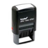 U.S. Stamp & Sign Trodat® Self-inking Message/Date Stamp 4 Phrases 1"" x 1-5/8"" Blue/Red