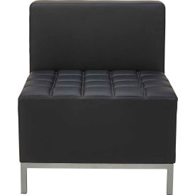Alera® Armless Sectional Seating - 26-3/8"" x 26-3/8"" x 30-1/2"" - Black - QUB Series