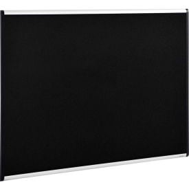 Global Industrial™ Fabric Mesh Bulletin Board 72""W x 48""H Black