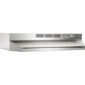 Broan 413004 30 Inch Range Hood Non-ducted 2-Speed Rocker Light 160 CFM