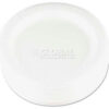 Dart® 9PWQR  Laminated Foam Plate 9"" Dia. White 500/Carton