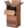 Wardrobe Packing Cardboard Corrugated Boxes 23-3/4""L x 20-1/2""W x 46-1/8""H Kraft