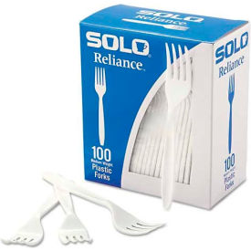 SOLO® SCCRSWFX Reliance Fork Polystyrene White 1000/Carton