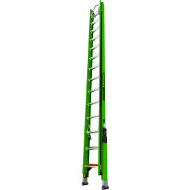 Little Giant® SumoStance Extension Ladder w/ Hyperlite Ground Cue Cable Hooks 28' Type IAA