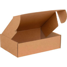 Global Industrial™ Corrugated Tab Lock Literature Mailers 13""L x 10""W x 4""H Kraft