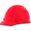 Jackson Safety Advantage Front Brim Hard Hat Vented 4-Pt. Ratchet Suspension Red