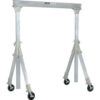 Global Industrial  Adjustable Height Aluminum Gantry Crane 9'8""W x 9'6-12'H 2000 Lb. Cap.