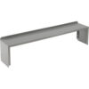 Global Industrial™ Standard Steel Riser 48""W x 10-1/2""D Gray