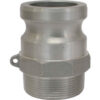 3"" Aluminum Camlock Fitting - Male Coupler x MPT Thread