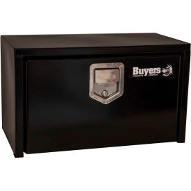 Buyers Steel Underbody Truck Box w/ Stainless Steel Rotary Paddle - Black 14x16x24 - 1703100
