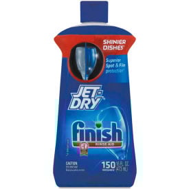 Finish Rinse Aid Jet-Dry Rinse Agent Liquid Unscented 16 oz. Bottle 6 Bottles - 78826