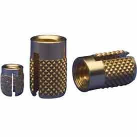 10-24 Flush Press Insert - Brass - 240-3-Br