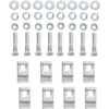 Replacement Clamp I-Beam Mounting Kit for Global Industrial™ Gantry Cranes Set of 8
