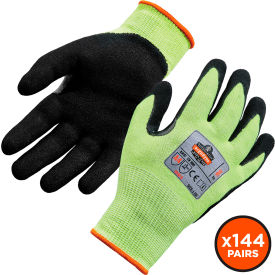 Ergodyne® Proflex 7041 Cut Resistant Gloves Nitrile Coated ANSI A4 2XL Lime 144 Pairs
