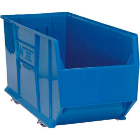Quantum Mobile Hulk Plastic Stacking Bin 19-7/8""W x 35-7/8""D x 17-1/2""H Blue