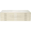Interion® 5 Drawer Blueprint Flat File Cabinet 40-3/4W Putty