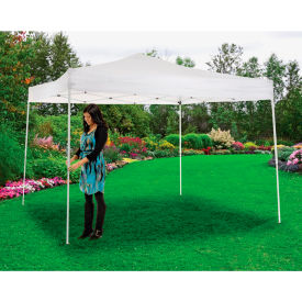Global Industrial Portable Pop-Up Canopy Straight-Leg 10'L x 10'W x 10'1""H White