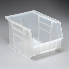 Global Industrial™ Plastic Hang & Stack Bin 10-3/4""L x 8-1/4""W x 7""H Clear
