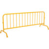 Global Industrial™ Steel Crowd Control Barrier 102""L x 40""H x 1-5/8"" D Yellow