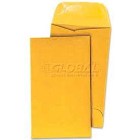 Universal® Gummed Coin Envelopes #5 5-1/2""W x 3-1/8""H Kraft 500/Pack